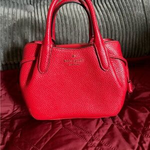 Kate Spade Vibrant Red mini Dumpling bag
